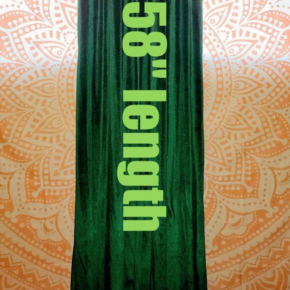 Baltic Born Green Velvet Long Evening Dress - Picture 2 of 8